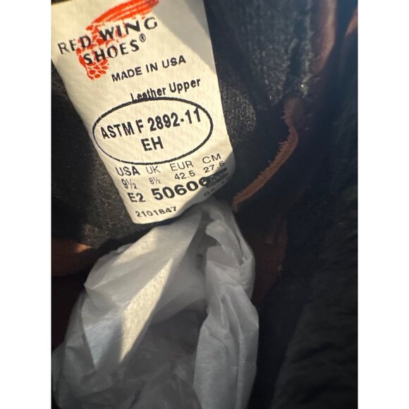 Red Wing Supersole 2.0 Mens 6-inch boot Size Brown 9.5 10 Mismatched $269 [jb] - Picture 11 of 11